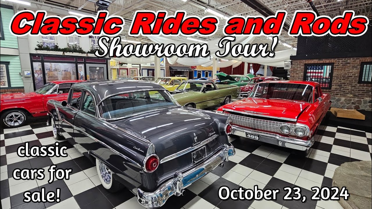 CLASSIC CARS FOR SALE !! Classic Rides and Rods Lot Walk October 23, 2024 muscle cars - classic cars