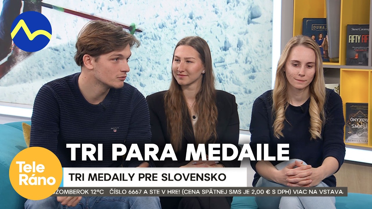 Vrcholn&yacute; &uacute;spech: priniesli 3 medaile z Paralympi&aacute;dy pre Slovensko | Teler&aacute;no