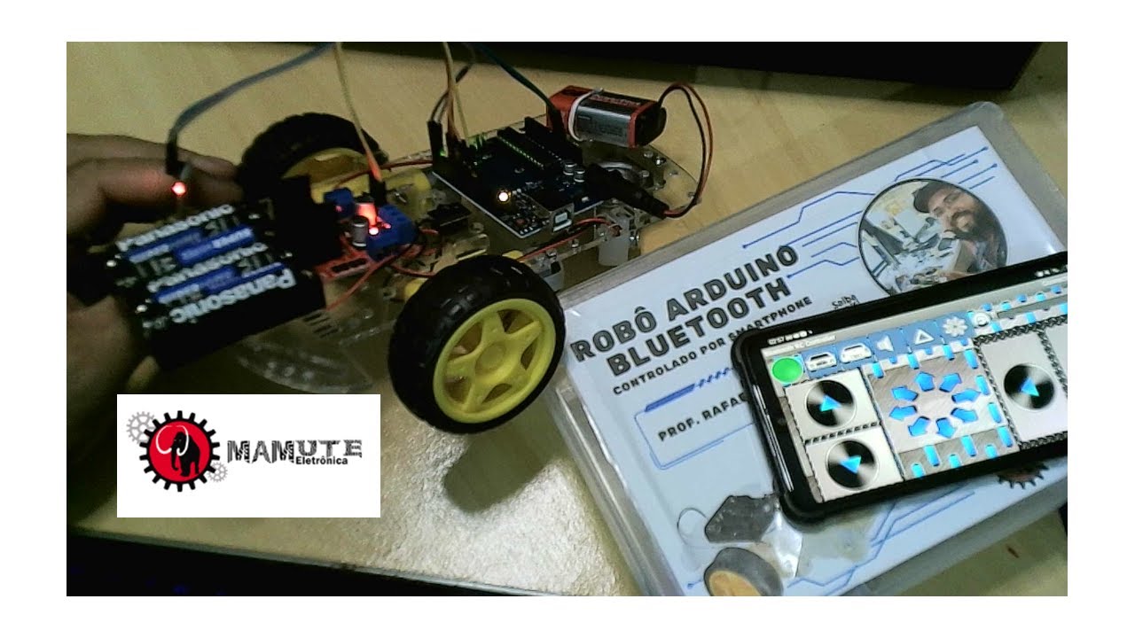 Robô ARDUINO controlado através de BLUETOOTH pelo SMARTPHONE