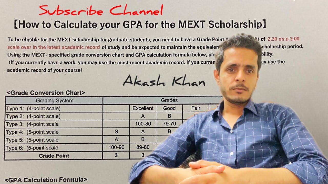 How to calculate cgpa for mext scholarship | applications are open now #mextscholarship