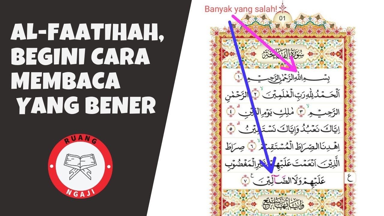 SHDB Extra - AL-FATIHAH, BEGINI CARA MEMBACA YANG BENER