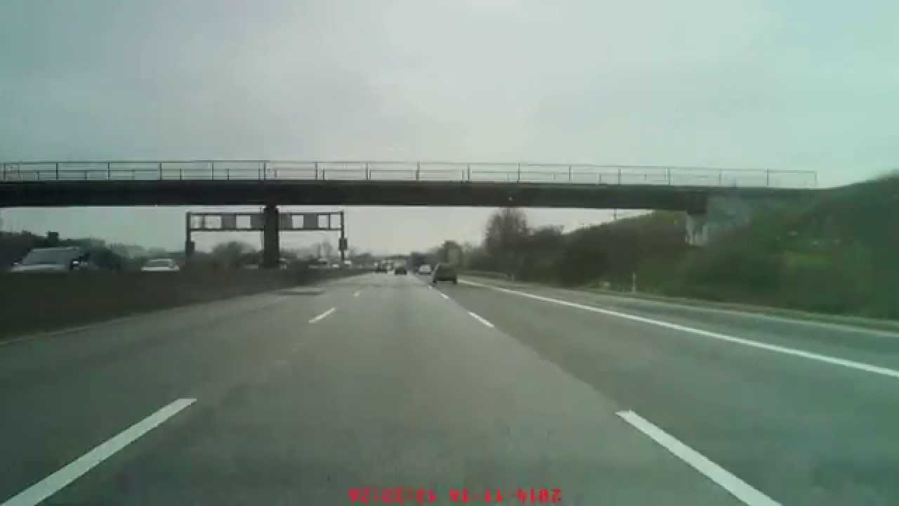 Autobahn 5 Gießen Richtung Frankfurt (von Friedberg zum Bad Homburger Kreuz)