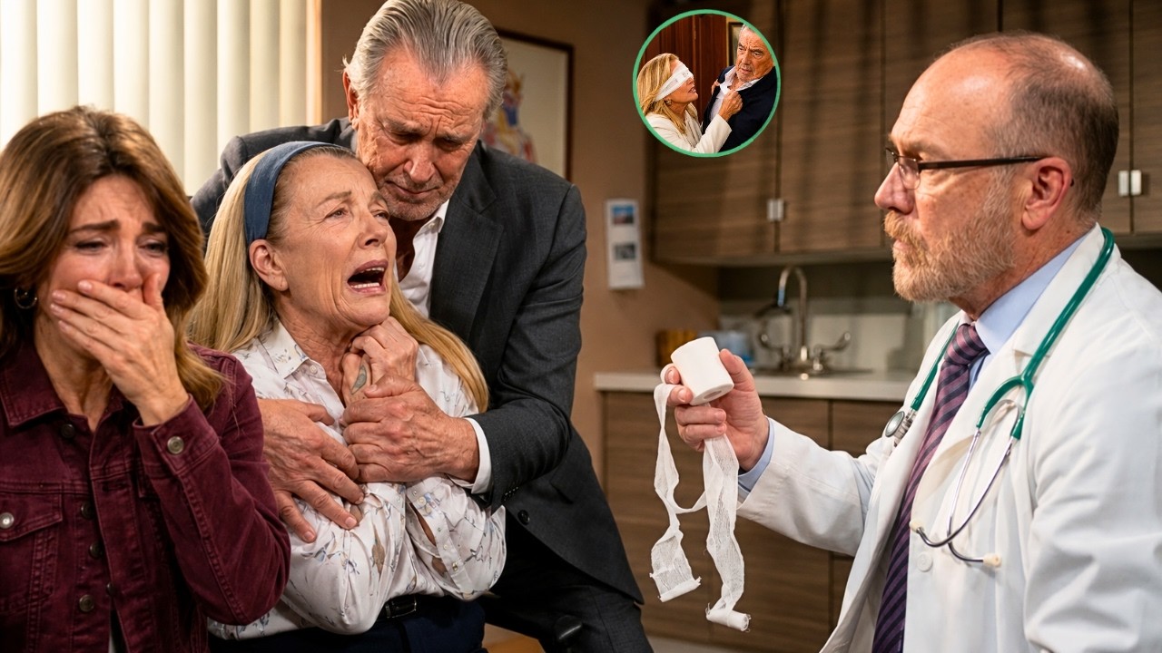 Nikki Screams After the Bandages Come Off&mdash; She Still Can't See, Victor Holds Her as She Cries! | Y&R