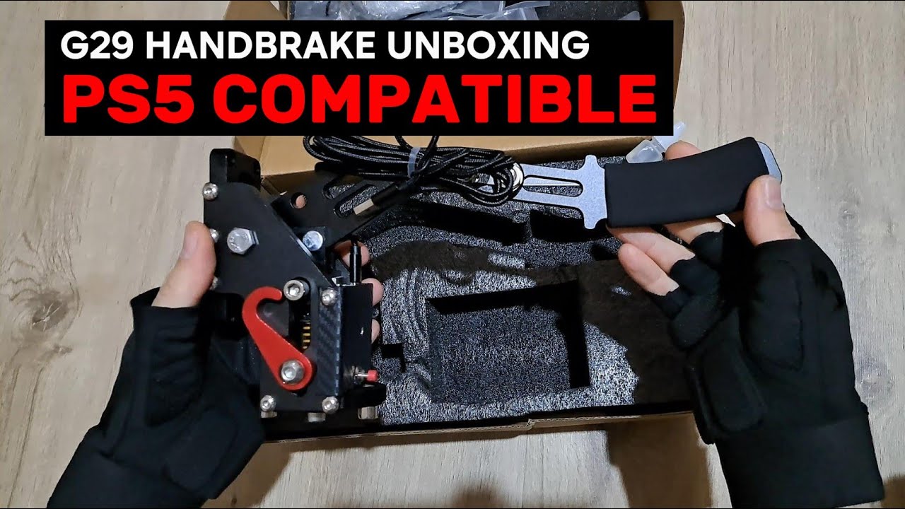 Unboxing Handbrake for Logitech G29 – Works Perfectly on PS5!