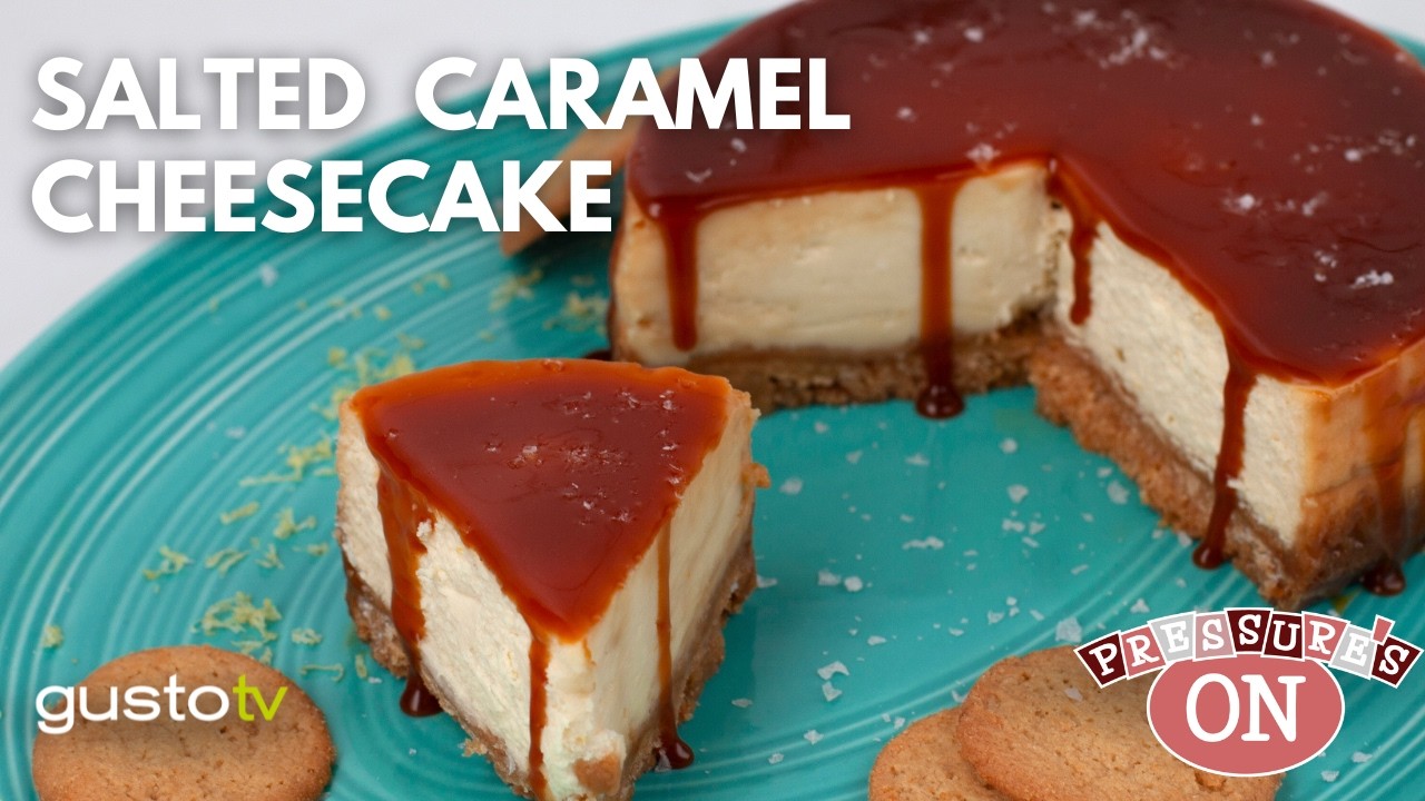 Pressure Cooker Salted Caramel Cheesecake | Pressure's On