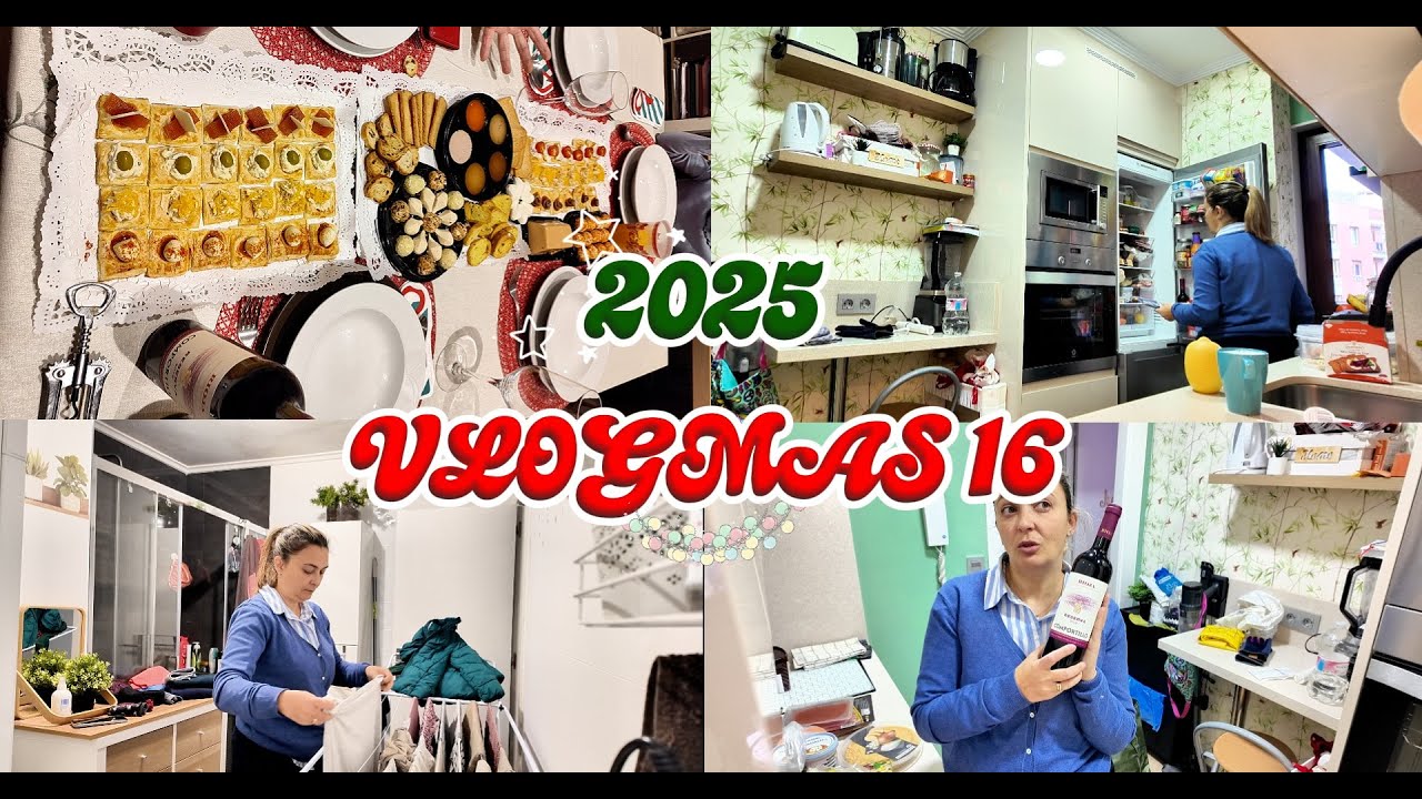 ULTIMAS compras para NOCHEBUENA y NAVIDAD + canapes días especiales + mesa de navidad + vlogmas 16