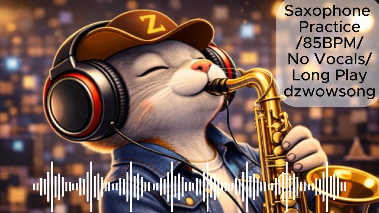 𝘱𝘭𝘢𝘺𝘭𝘪𝘴𝘵 💿Saxophone Practice/85BPM/No Vocals/Long #backgroundmusic #focusmusic #studymusic#