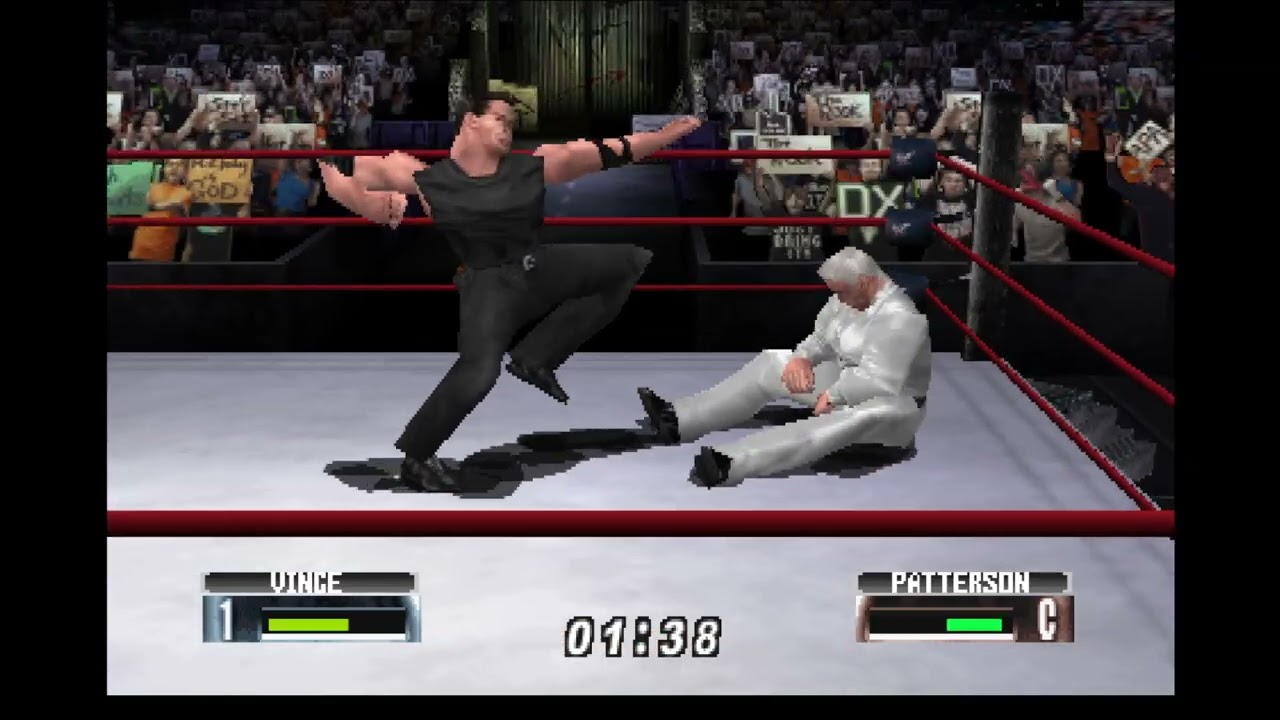 WWF No Mercy - N64 Gameplay - Vince McMahon vs Pat Patterson