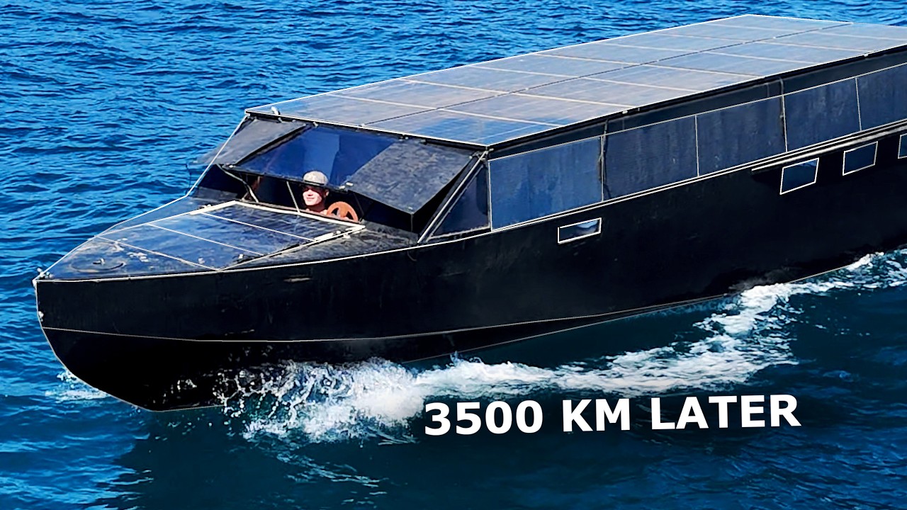 My Solar Boat Reaches Spain after 3500 km and It's Only Getting Faster