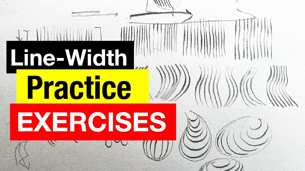 Simple exercises that improves your line drawing skills 
