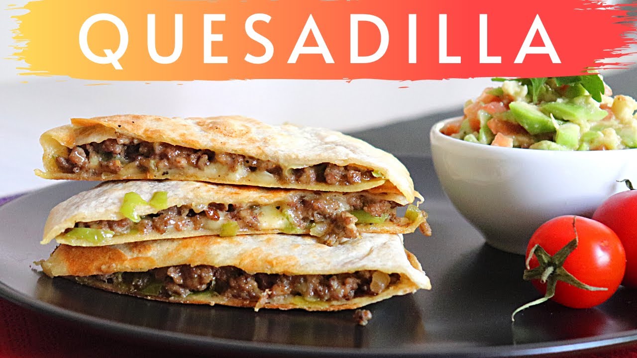 İspanyol şeften ETLİ ve CHEDDAR PEYNİRLİ QUESADILLA tarifi (Türkçe anlatımla!)