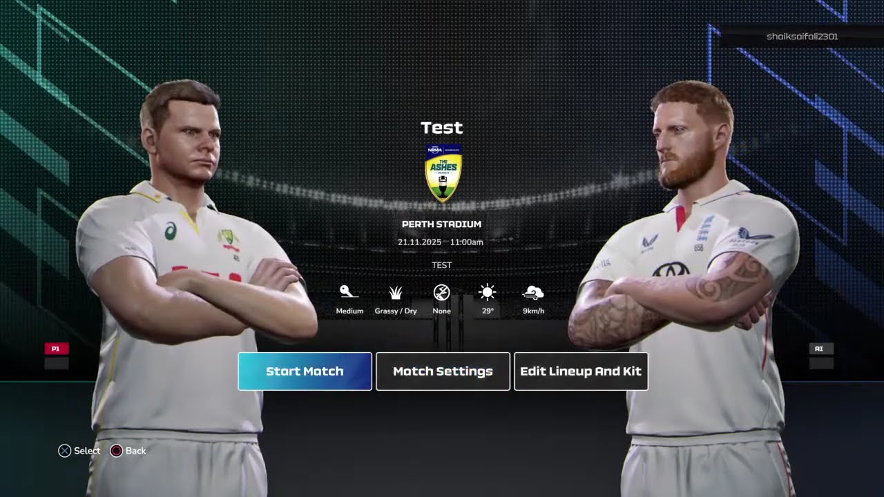 LIVE: Ashes 2026 Test &ndash; Day 1 | Cricket 26 PS4 Gameplay | England vs Australia