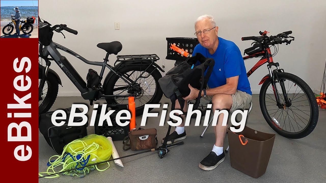 Fishing With A Fat Tire Bike - MokWheel Fat Tire ebike Customization for Fishing