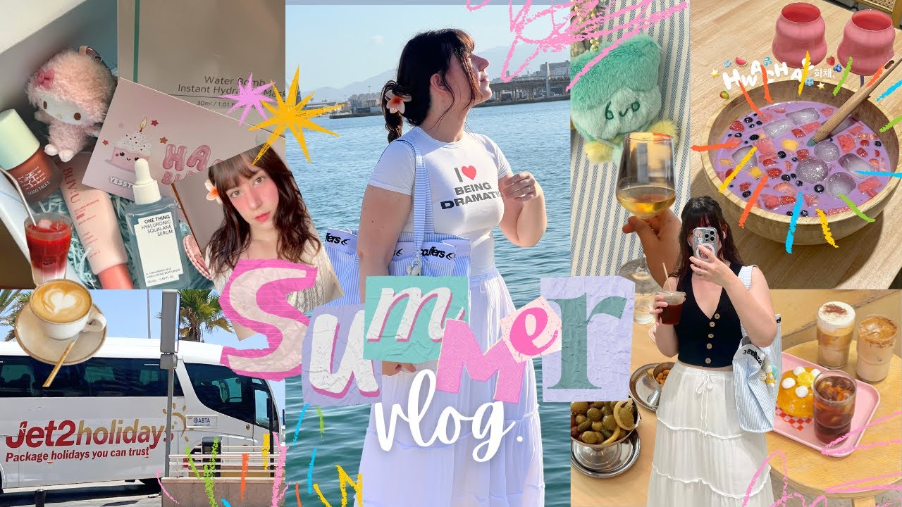 el verano en que intenté estar más presente ˖°𓇼🌊⋆🐚🫧 málaga vlog⋆˙⟡