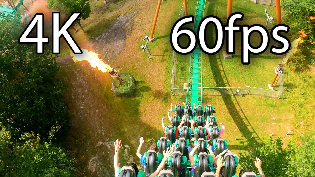 Medusa back seat on-ride 4K POV @60fps Six Flags Great Adventure