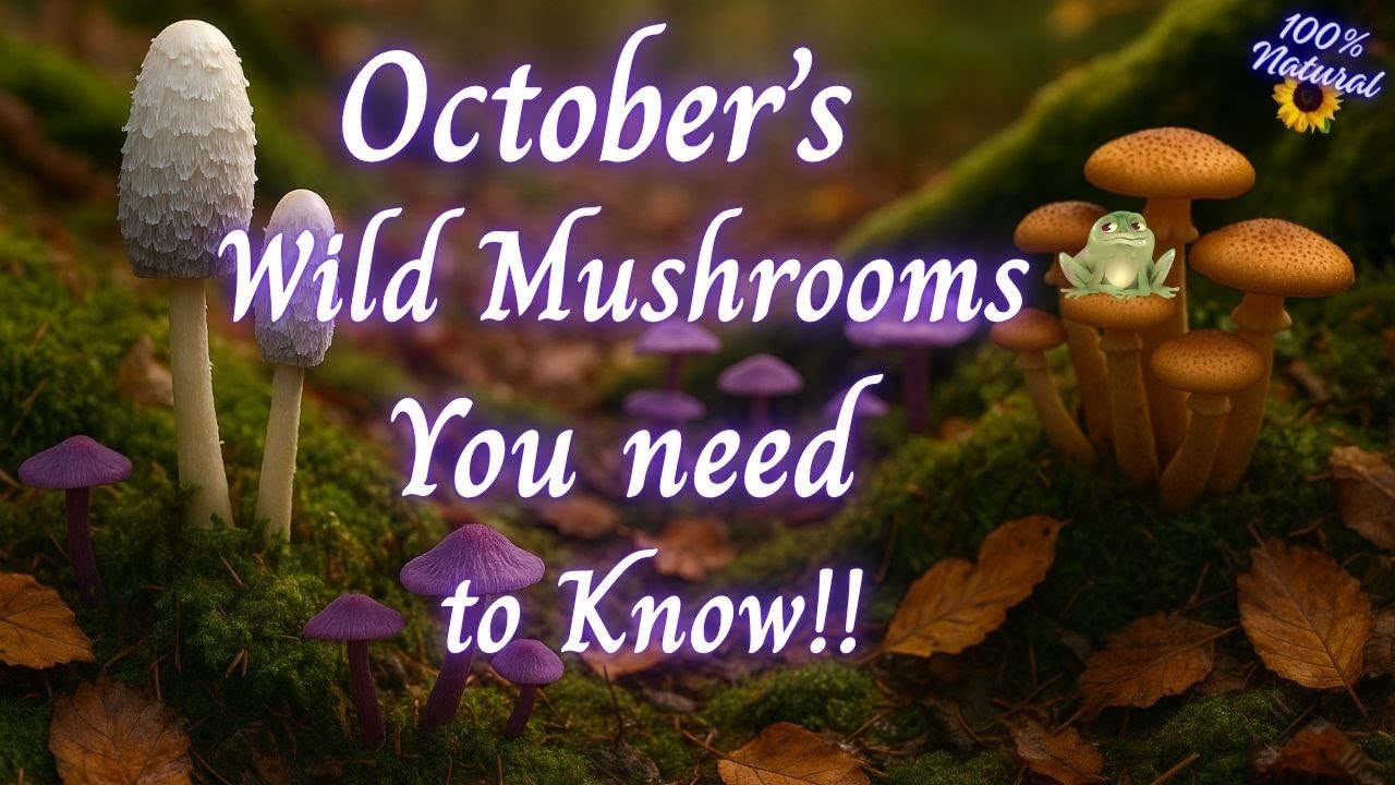 Mushrooms of October: The Hidden Harvest Beneath the Leaves