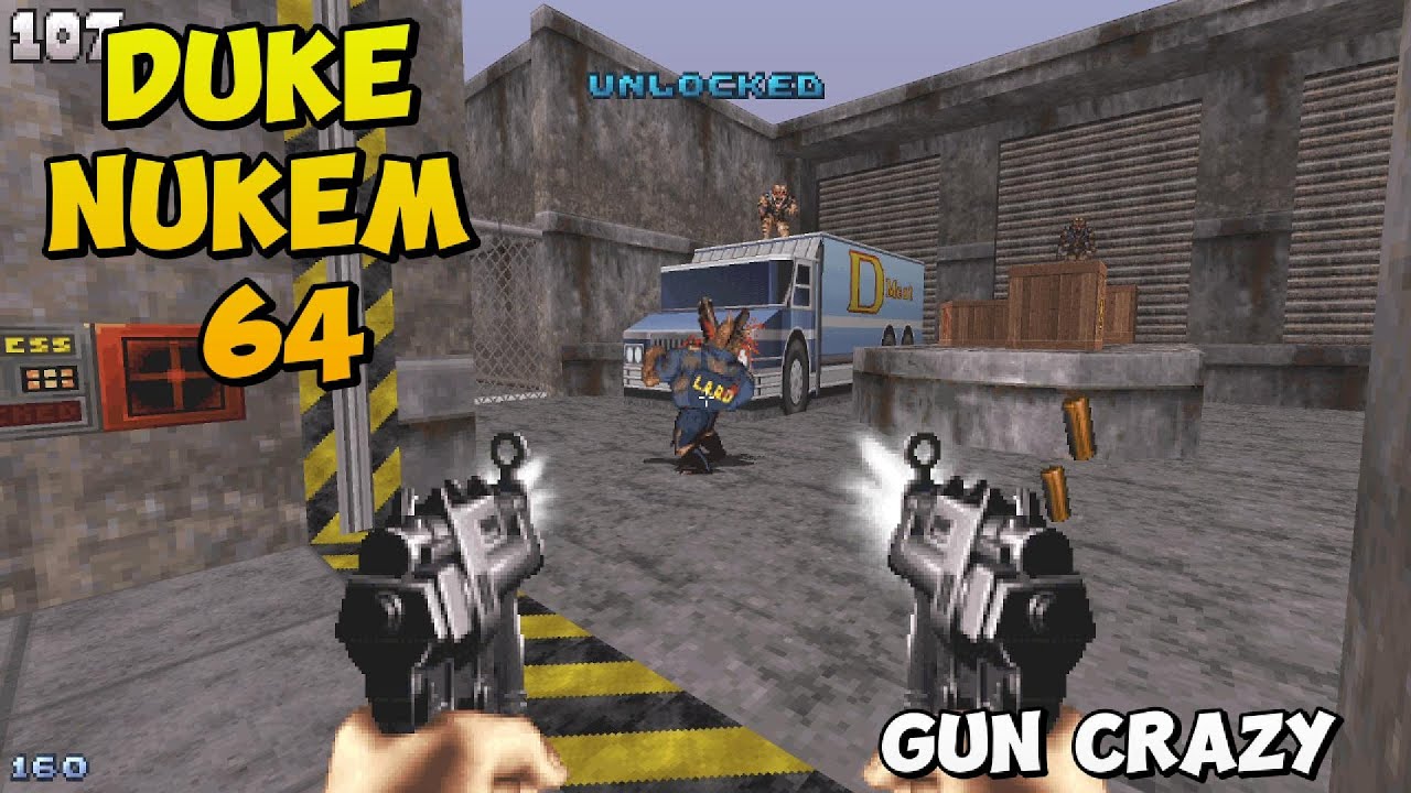 Duke Nukem 64 PC Port- Gun Crazy All Secrets
