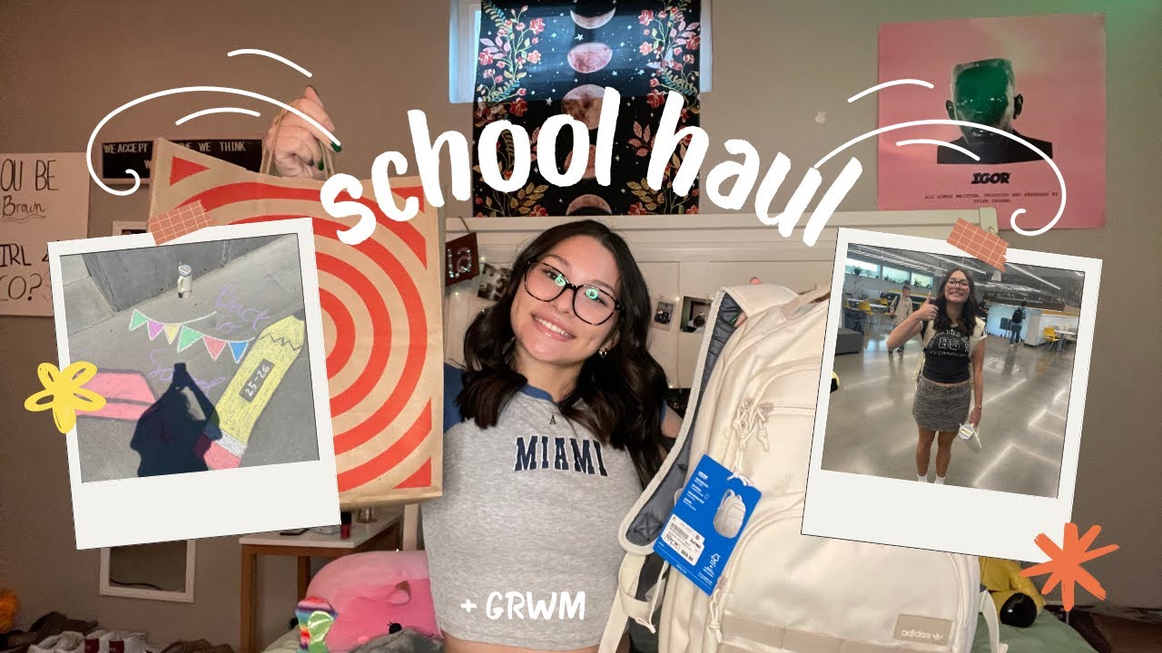 Back To School Haul + GRWM!