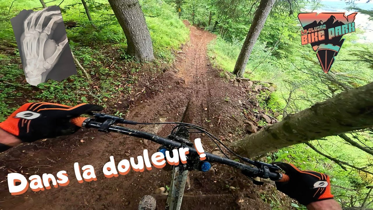 Pire sortie vtt de ma vie, on perd @vincentduval sur blessure !