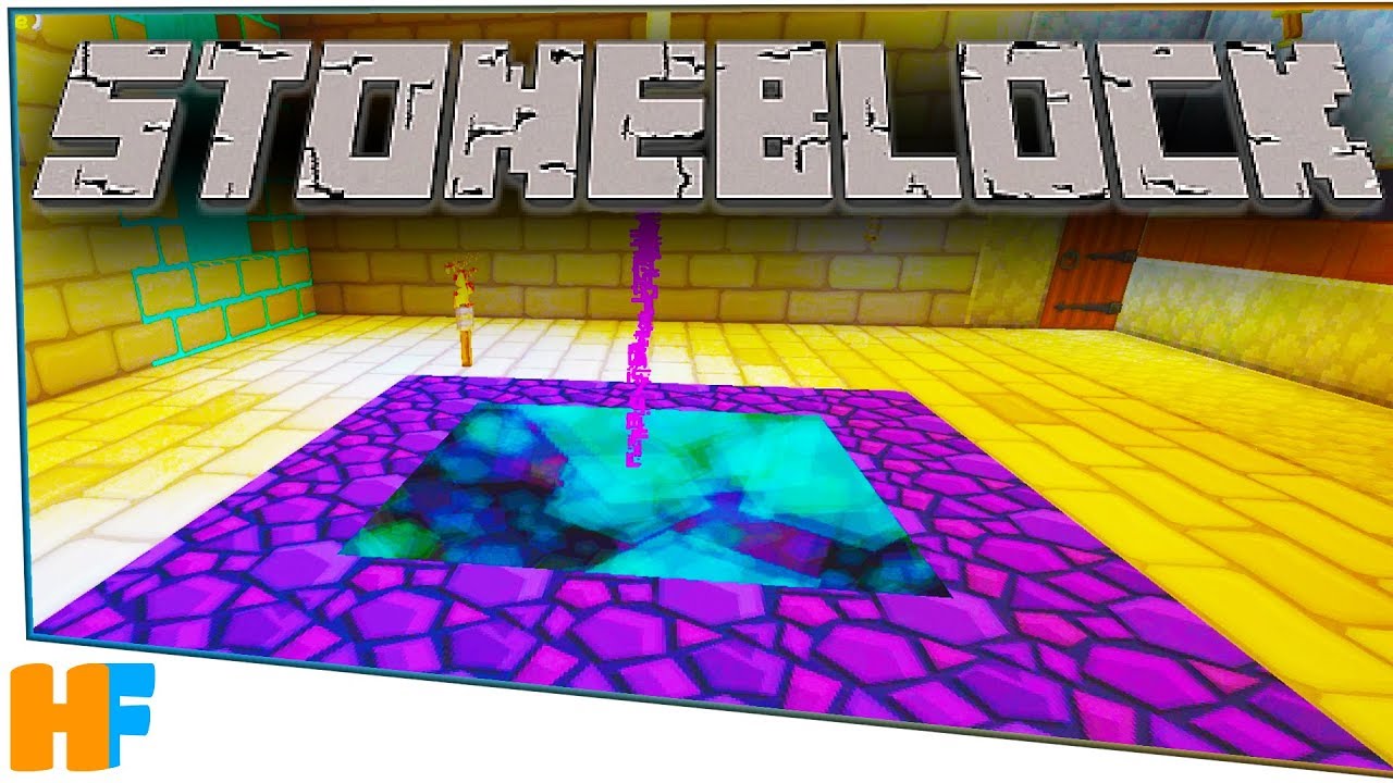Искусственный портал в Край | Модпак StoneBlock | #24