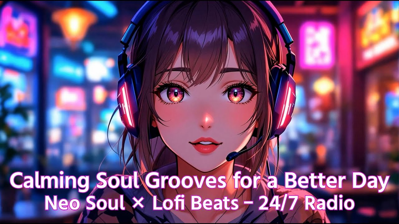 Calming Soul Grooves for a Better Day : Neo Soul × Lofi Beats – 2H Live Mix
