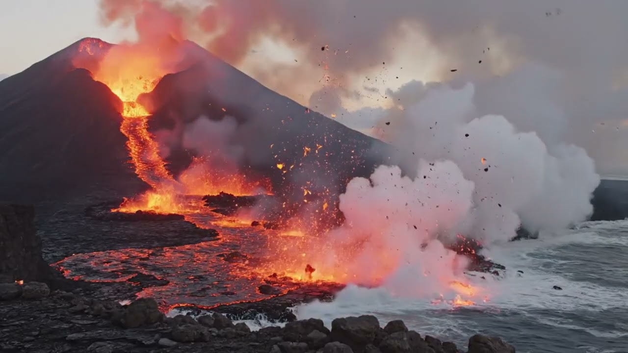 Lava vs Ocean &mdash; The Ultimate Elemental Showdown