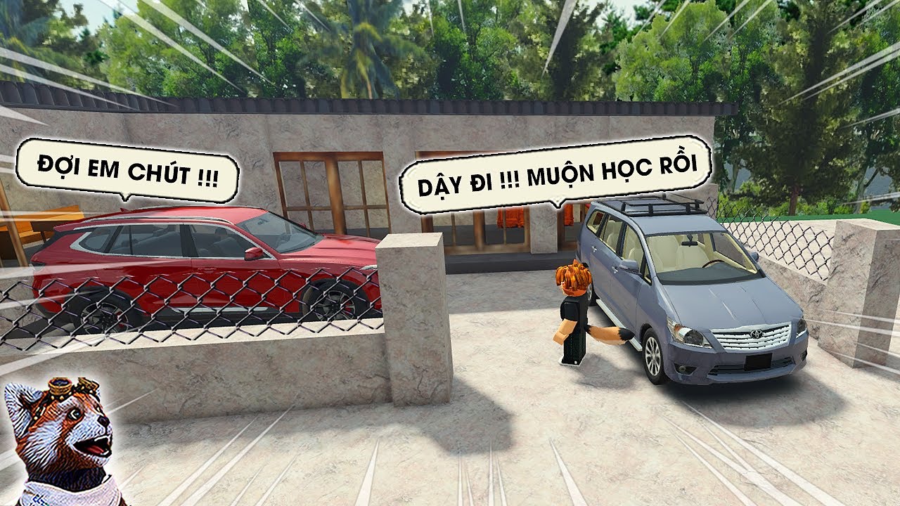 MỘT NGÀY LÁI XE Ô TÔ CŨ CHỞ ĐỆ ĐẾN TRƯỜNG HÀI NHẤT ROBLOX VIỆT NAM