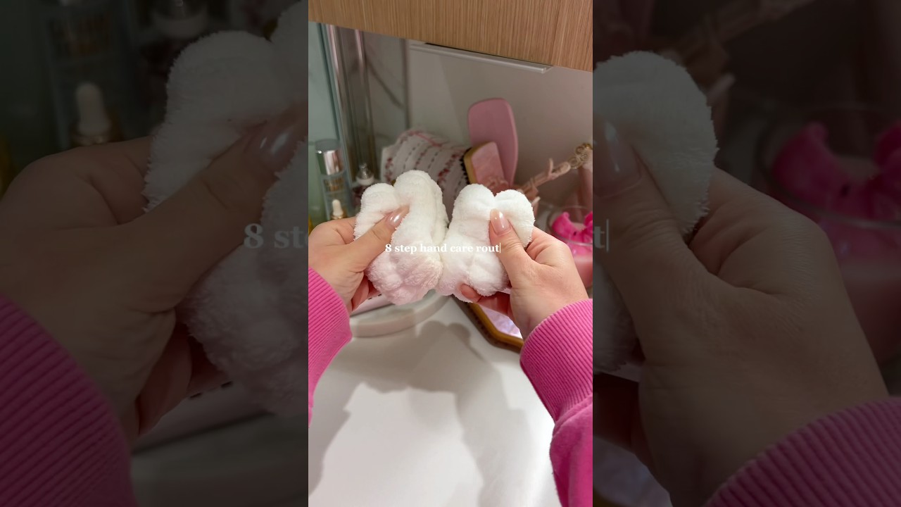 winter hand care 🫧 #handcare #handcareroutine #selfcareroutine #asmr #asmrsounds