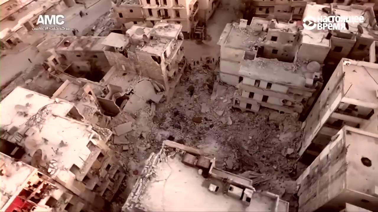 Как выглядит Восточный Алеппо после бомбежек и обстрелов российской армии