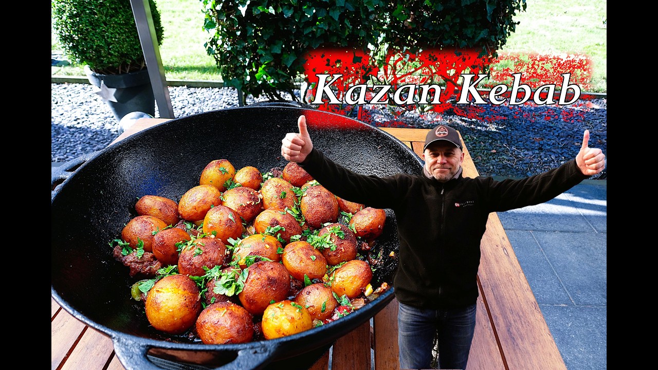 Kazan Kebab - berühmte Bauern Gericht aus Zentralasien. Kazan, Dutch Oven Rezepte