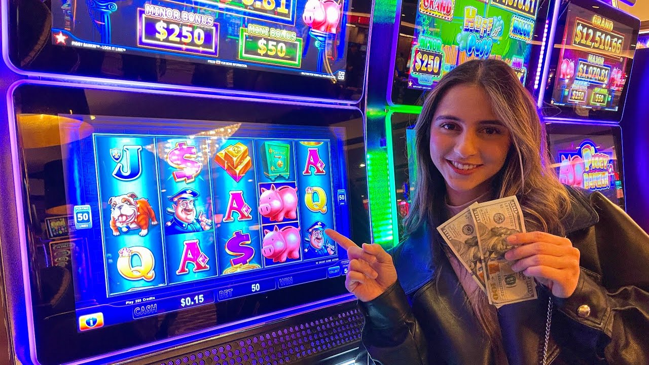 Получайте дополнительные удачные бонусные вращения на игровом автомате Piggy Bankin' в Лас-Вегасе!🤩🐷