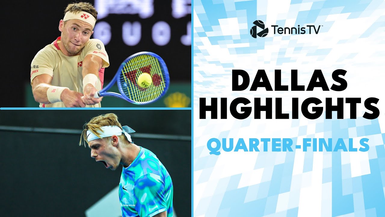 Ruud Faces Nishioka; Shapovalov Battles Machac | Dallas 2025 Quarter-Final Highlights