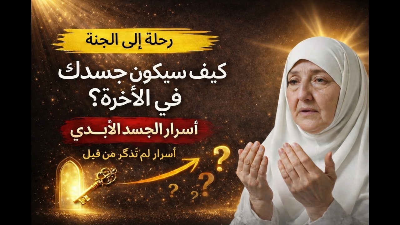 كيف سيكون جسدك في الآخرة؟ | أسرار الجسد الأبدي في الجنة 🔑 رحلة إلى الآخرة