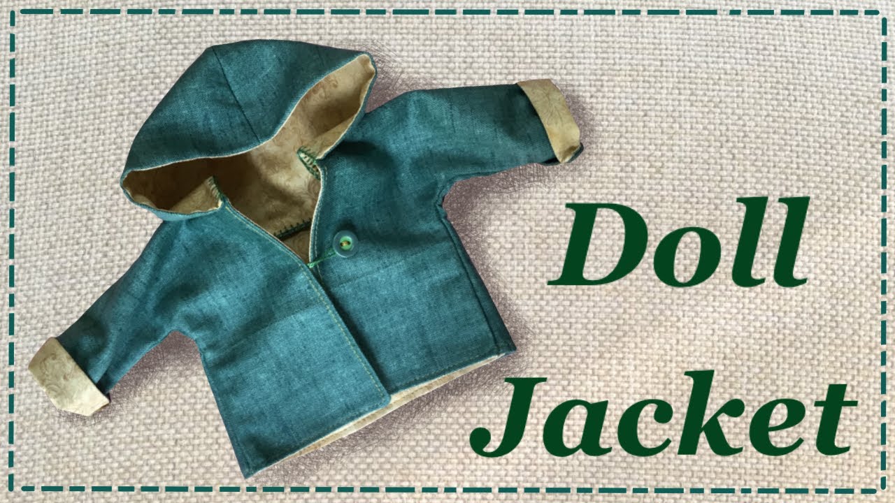 Cloth Doll Jacket DIY Easy || FREE PATTERN || Full tutorial with Lisa Pay