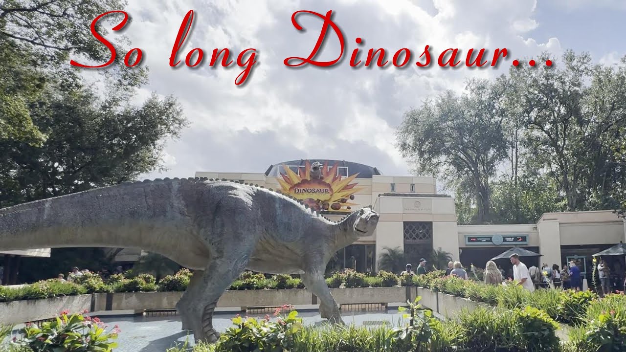Saying our final farewell to Dinosaur and Dinoland at Animal Kingdom.