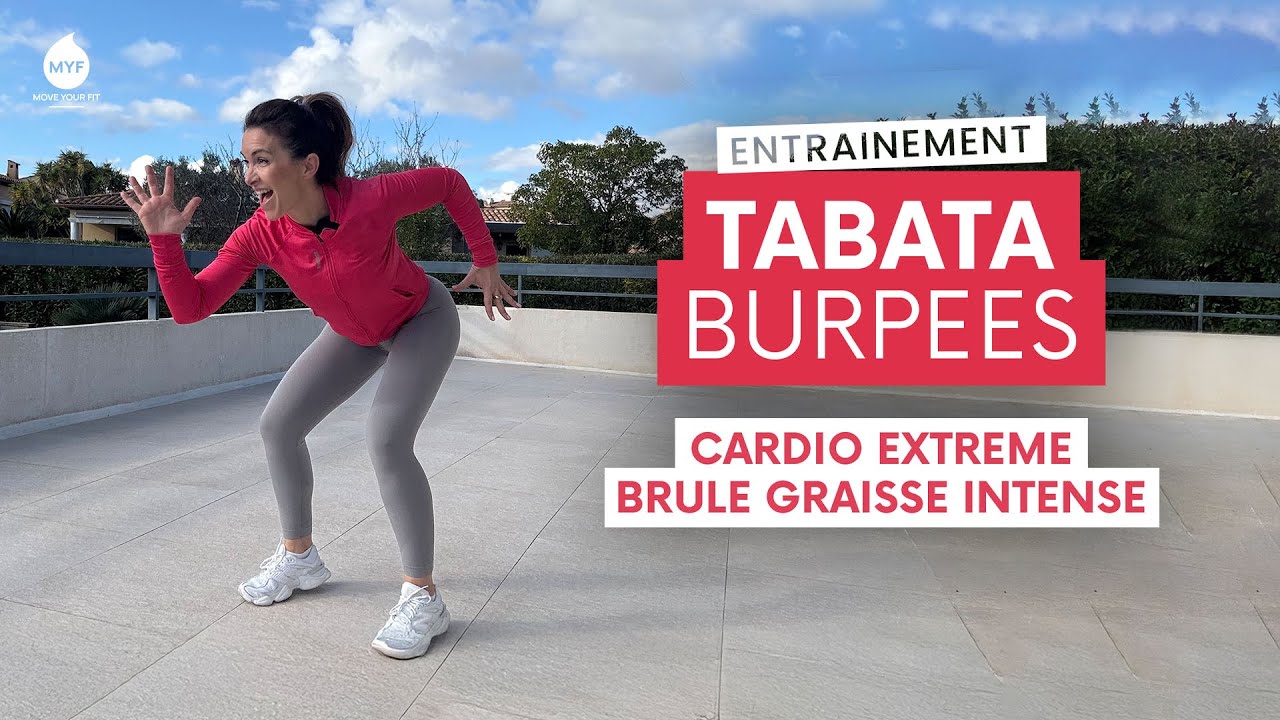 🔥 Tabata Burpees - Cardio Extrême Brule graisses intense - Ménopause - Jessica Mellet