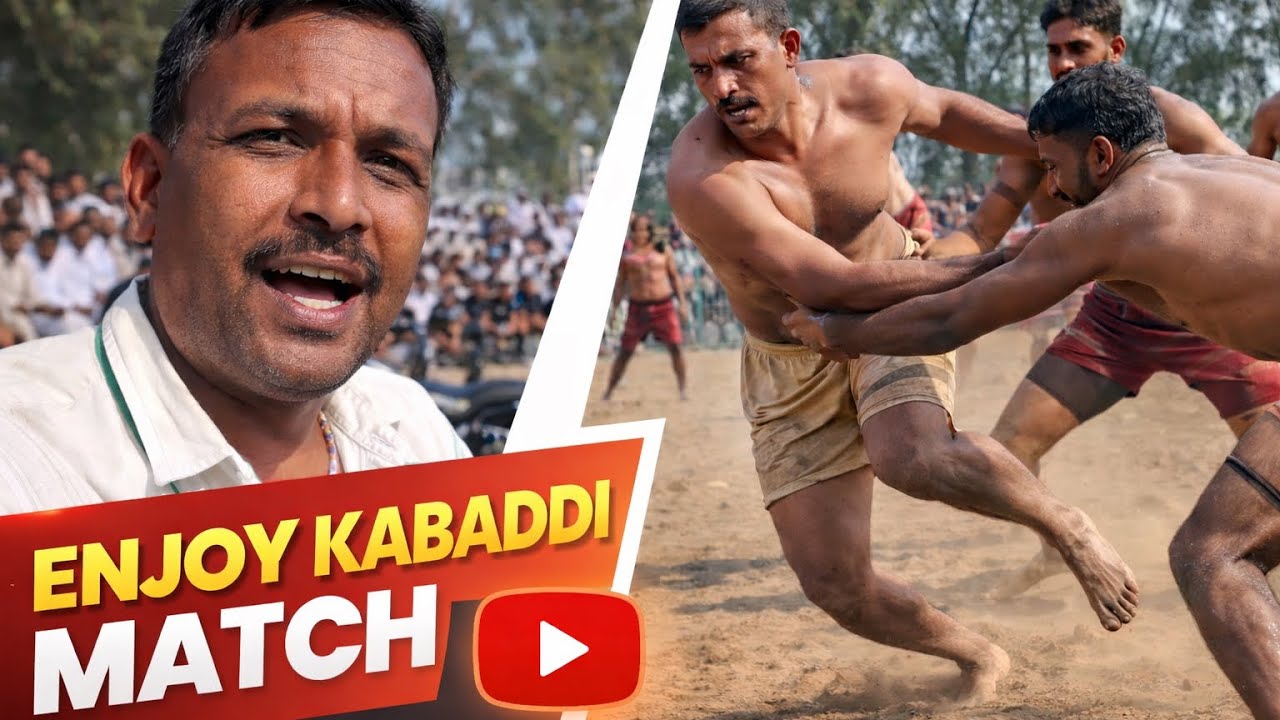 ANOTHER DAY IN VILLAGE 🏡 ENJOYING KABADDI MATCH ! 