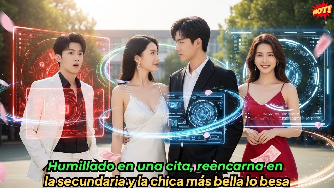 Humillado en una cita, reencarna en la secundaria y la chica más bella lo besa