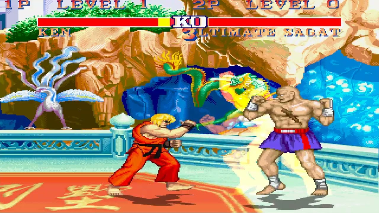 Ken vs Sagat - Street Fighter II