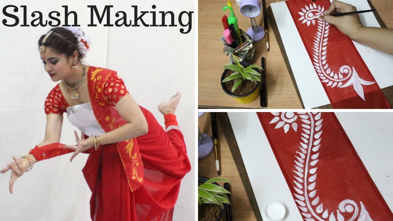 How to make Sash/Uttoriyo for Rabindra Nritya | with SUBTITLES | Quick Fix |Antara Bhadra