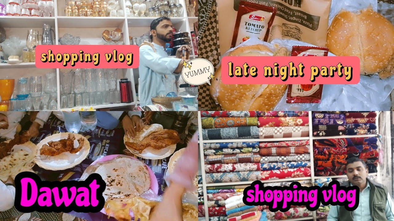 Shopping+Party+Dawatvlog|Weekend update vlog|#freepalestine#vlogger#vlog#shoppingvlog#adayinmylife