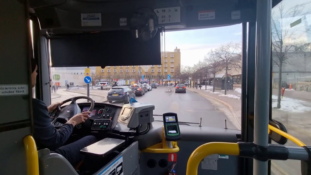 Sweden- Stockholm- Ride With-Bus 707- From-Fittja To Skärholmen -SCANIA OMNILINK#171