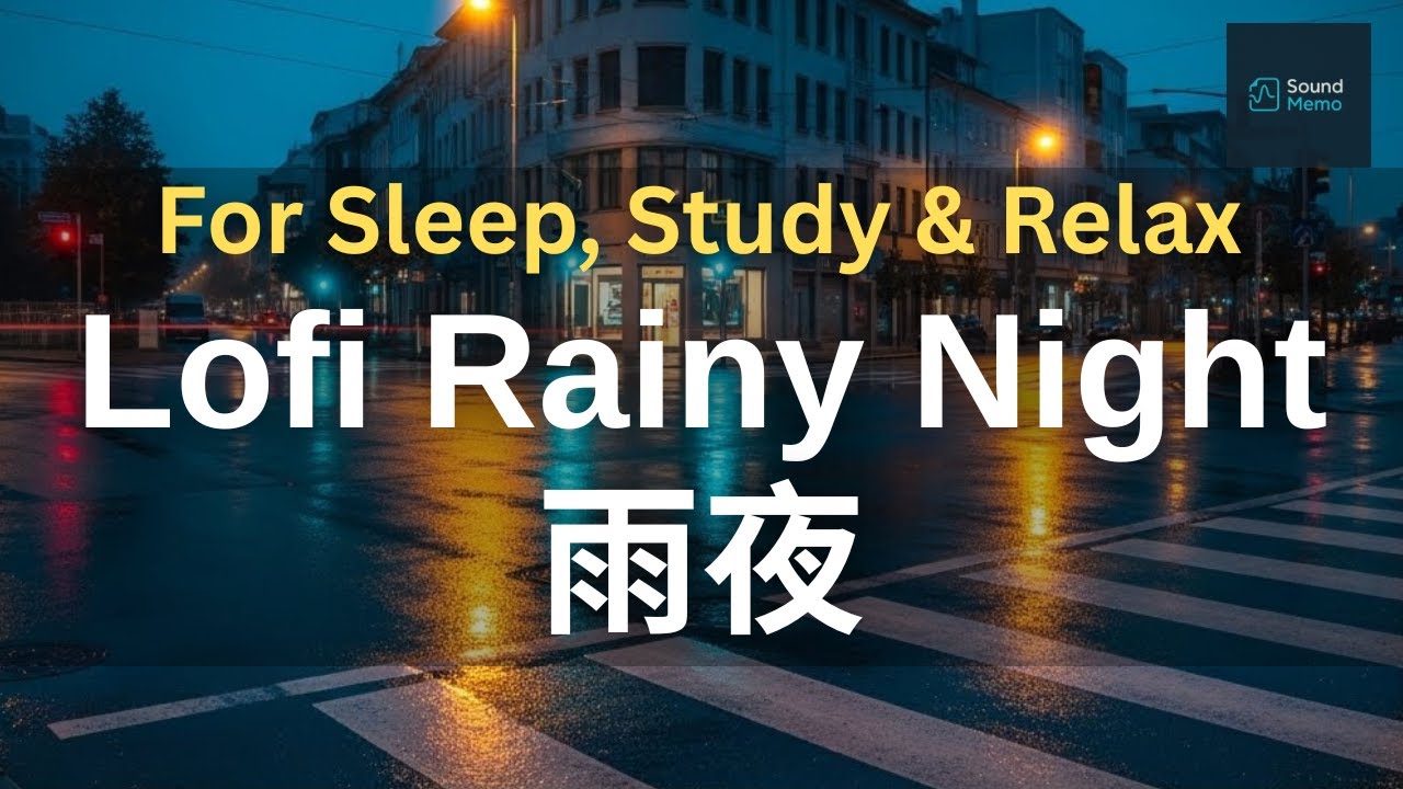 🎧 Lofi Rainy Night (雨夜) ☔💕｜Calm Lofi Beats for Sleep, Study & Relax 🌙