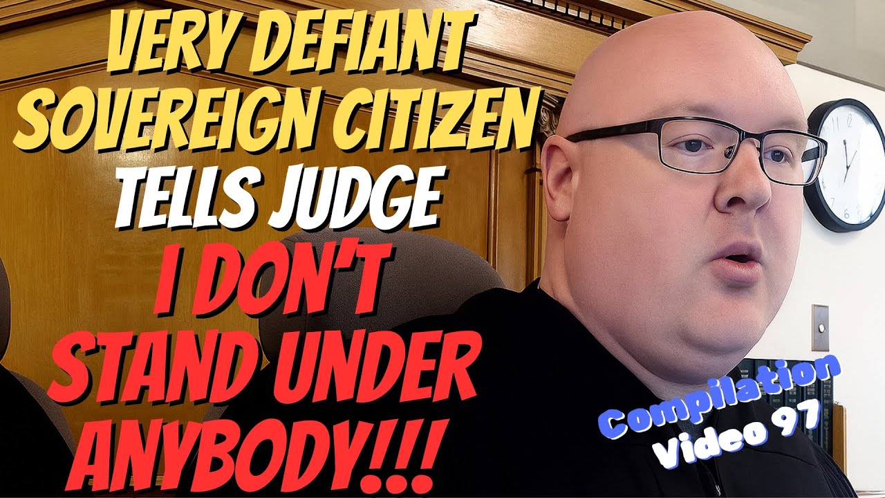 Sovereign Citizen REFUSES to “Stand Under” Judge’s AUTHORITY in Wild Courtroom Clash!