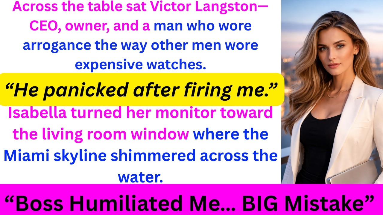 He Fired the Wrong Employee… Biggest Mistake of His Life [Boss]#betrayal #revengestory