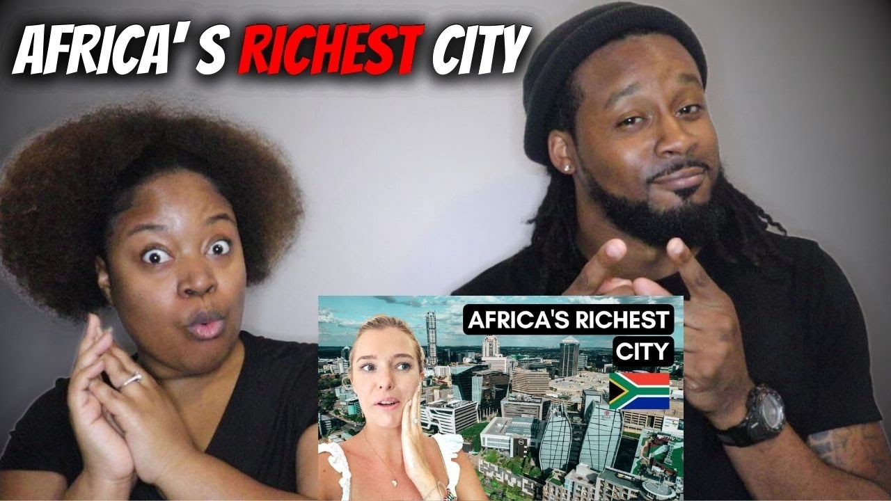 🇿🇦 AFRICA' S RICHEST SQUARE MILE💰💸 American Couple Reacts 