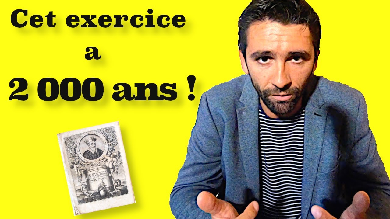 On fait un exercice de rhétorique antique