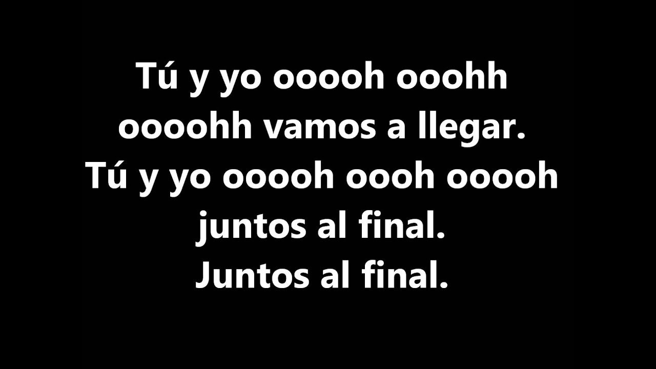 David Bisbal - Tu y Yo (Letra)
