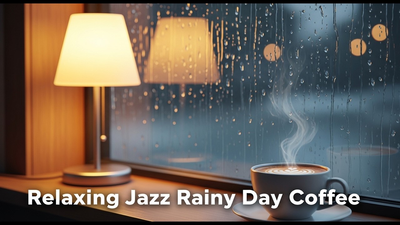 Rainy Caf&eacute; Relaxing Jazz Ambience for Cozy Night and Peaceful Mood