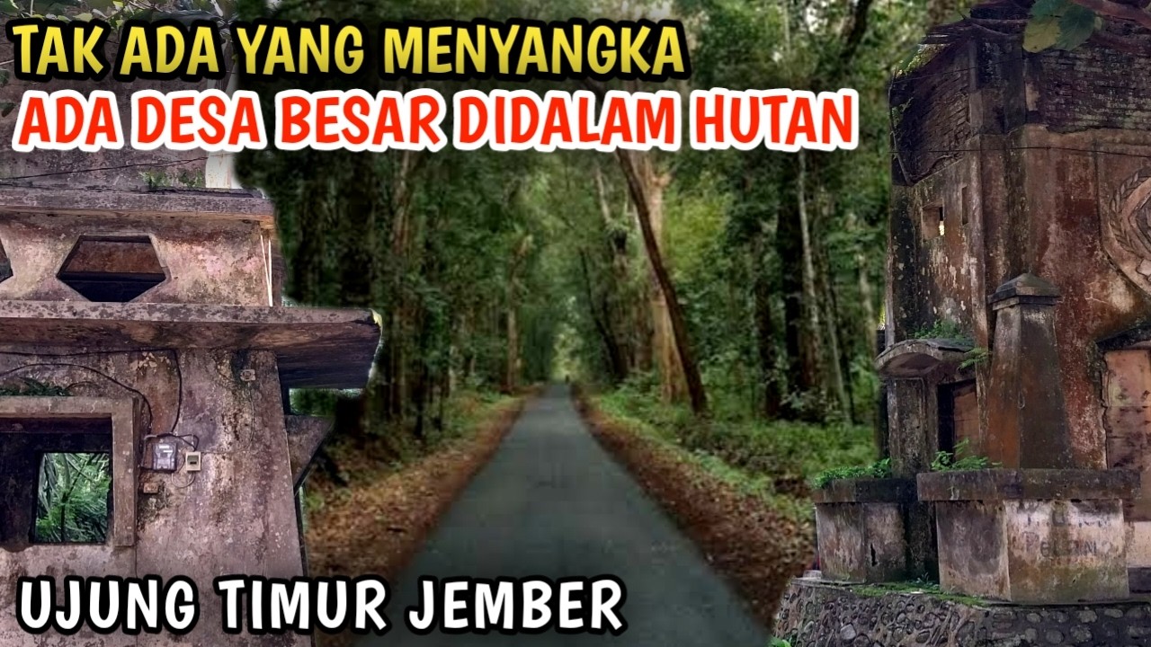 VIRAL ‼️ Kampung Paling Ramai Ditengah Hutan, Ada Terowongan Menembus Gunung Gumitir